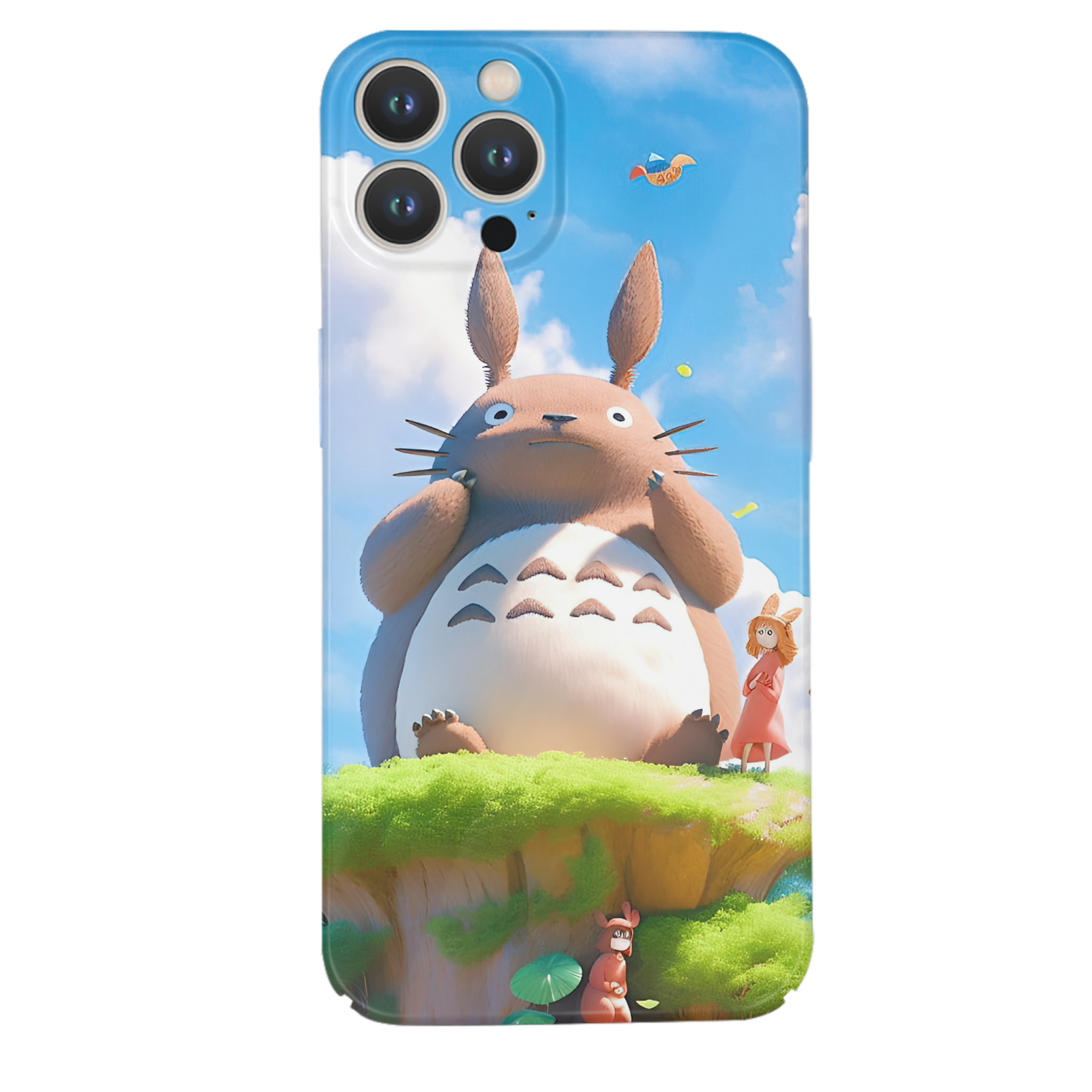 （画像用） となりのトトロ 草壁メイ 草壁サツキ My Neighbor Totoro Satsuki Kusakabe Mei Kusakabe 【iPhone 14シリーズ対応】ハードケース